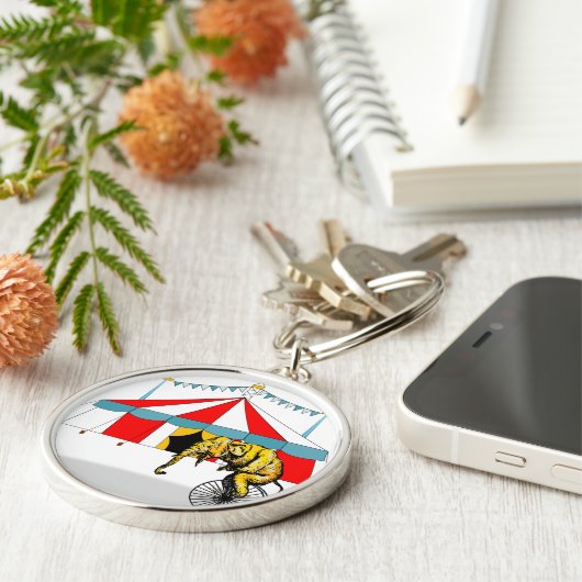 Erinnerung an Circus Elefanten Schlüsselanhänger (Seite)