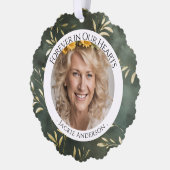 Erinnerung an das Foto des Olivenöls für immer Ornament Karte (Links)