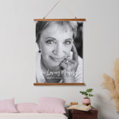 Erinnerung an das Foto in Erinnerung Wandteppich Mit Holzrahmen (Schlafzimmer)