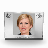 Erinnerung an das Geliebte, Herz und Rose, Foto (Vorderseite)