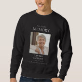 Erinnerung an das liebende Foto der Oma Sweatshirt (Vorderseite)