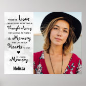 Erinnerung an das liebende Gedächtnis-Foto Poster (Vorne)