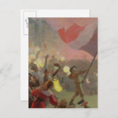 Erinnerung an das Nationalfestival 1895 Postkarte (Vorne/Hinten)