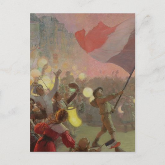 Erinnerung an das Nationalfestival 1895 Postkarte (Vorderseite)