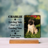 Erinnerung an das persönliche Portrait von Haustie Acrylschild (Neutral)