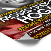 Erinnerung an das Vermächtnis von Moses Hogan Poster (Ecke)