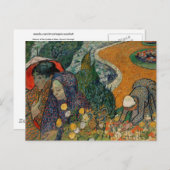 Erinnerung an den Garten in Etten, Van Gogh Fine A Postkarte (Vorne/Hinten)