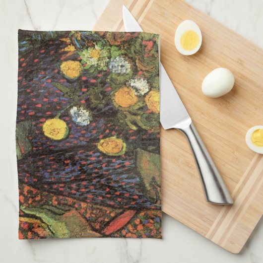 Erinnerung an den Garten in Etten von Vincent van  Geschirrtuch (Viertel Falte)