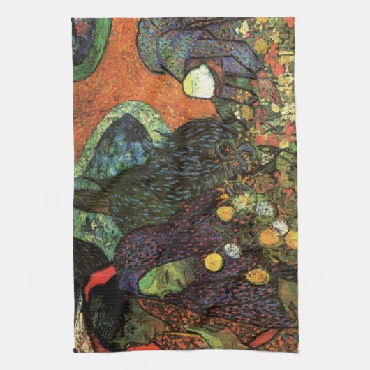 Erinnerung an den Garten in Etten von Vincent van  Geschirrtuch (Vertikal)