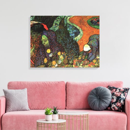 Erinnerung an den Garten in Etten von Vincent van Leinwanddruck (Insitu (Wohnzimmer))