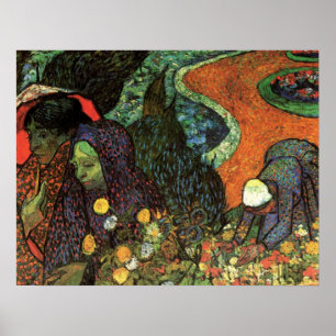 Erinnerung an den Garten in Etten von Vincent van Poster