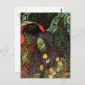 Erinnerung an den Garten in Etten von Vincent van Postkarte (Vorne/Hinten)