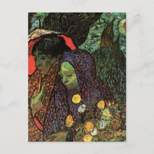 Erinnerung an den Garten in Etten von Vincent van Postkarte (Vorderseite)