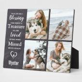 Erinnerung an den Haustier-Hund-Gedächtnis Fotoplatte (Seite)