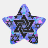 Erinnerung an den Holocaust. Stern-Aufkleber (Vorderseite)