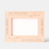 Erinnerung an den personalisierten Individuelle Na Geätzte Rahmen (Vorderseite)