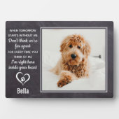 Erinnerung an den Pet-Memorial Pet-Loss Fotoplatte (Vorderseite)