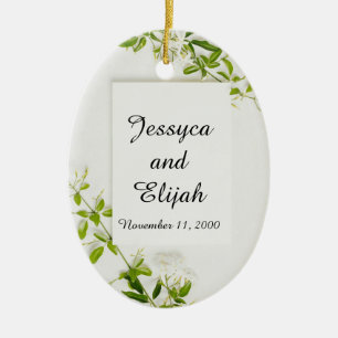 Erinnerung an Dich Keramik/Ovaler Schmuck Hochzeit Keramik Ornament