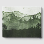 Erinnerung an die Beerdigung von Wasserfarbenwälde Gästebuch (Rückseite)