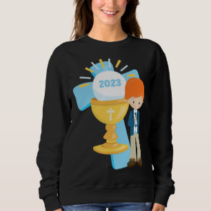 Erinnerung an die Erste Kommunion eines Jungen 202 Sweatshirt