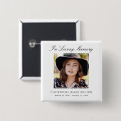 Erinnerung an die Foto-Erinnerung Button (Vorne & Hinten)