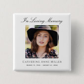 Erinnerung an die Foto-Erinnerung Button (Vorderseite)