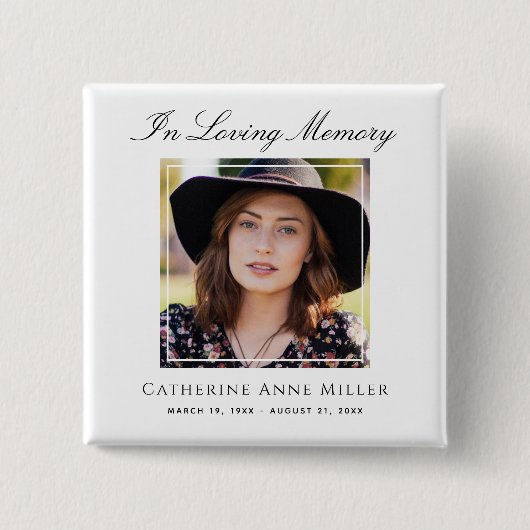 Erinnerung an die Foto-Erinnerung Button (Vorderseite)