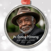 Erinnerung an die Foto-Erinnerung Ornament Aus Metall