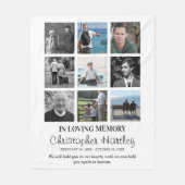 Erinnerung an die FotoCollage 9 Fleecedecke (Vorderseite)