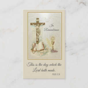 Erinnerung an die Heilige Karten Beruf Glaube RCIA