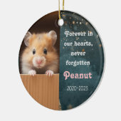 Erinnerung an die Keramik Weihnachten Ornament (Links)