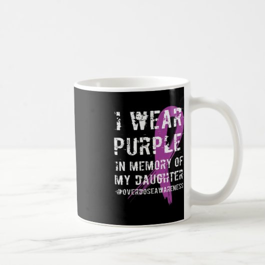 Erinnerung an die Lila Überdosierung Kaffeetasse (Rechts)