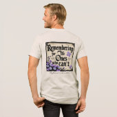 Erinnerung an die Menschen, die kein Alzheimer-Awa Tri-Blend Shirt (Rückseite voll)