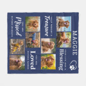 Erinnerung an die persönliche Erinnerung an Hausti Fleecedecke (Vorderseite (Horizontal))