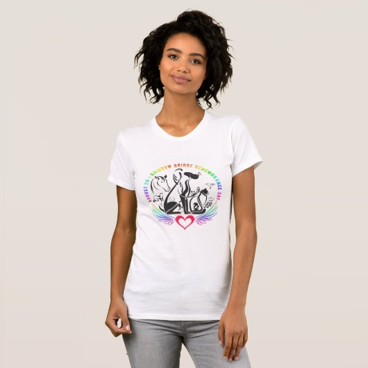 Erinnerung an die Rainbow Bridge - Ladys Slim T - T-Shirt (Vorne ganz)