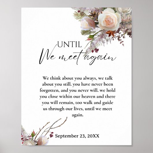 Erinnerung an die Winterhochzeit Poster (Vorne)