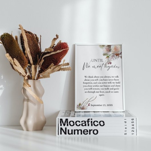 Erinnerung an die Winterhochzeit Poster