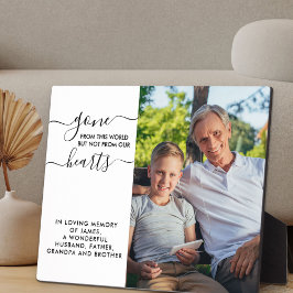 Erinnerung an dieses World Quote Foto Fotoplatte