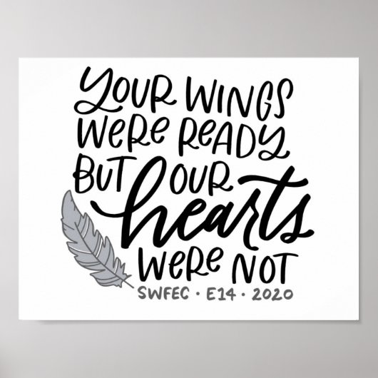 Erinnerung an E14 Dekoratives Poster (Vorne)