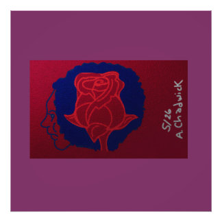 Erinnerung an eine Rose Fotodruck