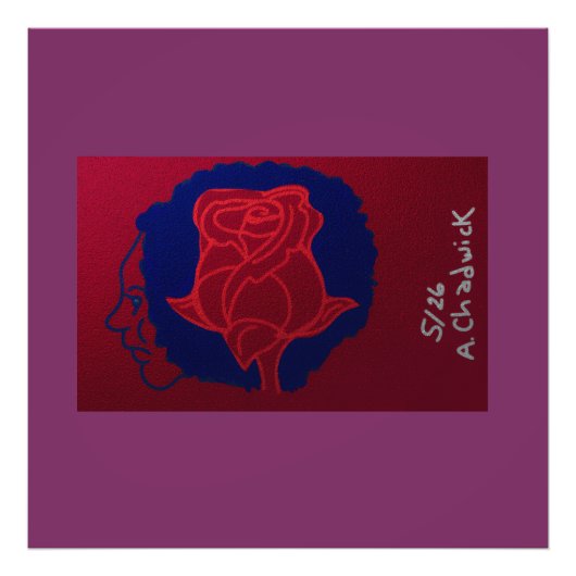 Erinnerung an eine Rose Fotodruck (Vorne)