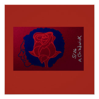 Erinnerung an eine Rose Poster