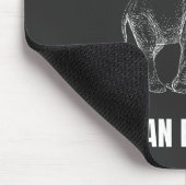 Erinnerung an einen Elefanten Mousepad (Ecke)