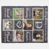 Erinnerung an Familiennachweis Achtung der FotoCol Fleecedecke (Vorderseite (Horizontal))