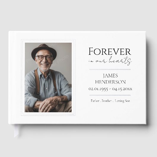 Erinnerung an Foto Gästebuch (Vorderseite)