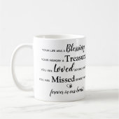 Erinnerung an Foto-Hundeschuss Memorial Kaffeetasse (Links)