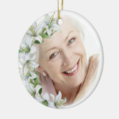 Erinnerung an Foto Keramik Ornament (Links)