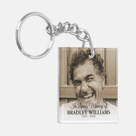 Erinnerung an Foto Schlüsselanhänger (Vorderseite links)