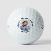 Erinnerung an Golf Lover Foto-Gedenkstätte Golfball (Vorderseite)