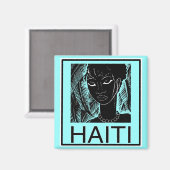 Erinnerung an Haiti Magnet (Vorderseite/Rückseite)